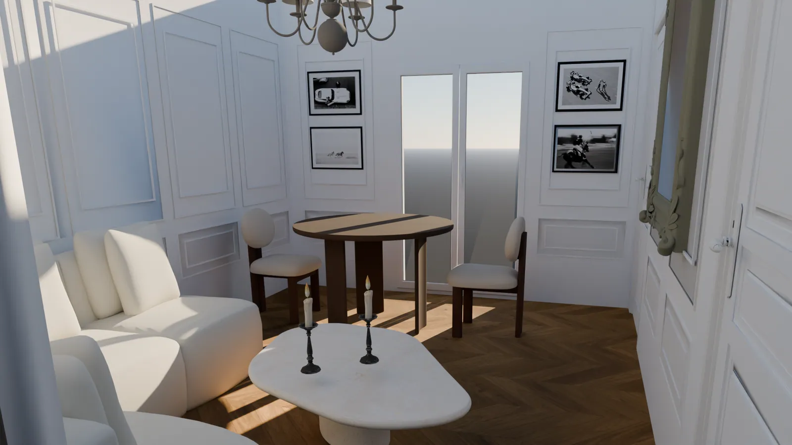 Appartement Haussmannien — vue du projet